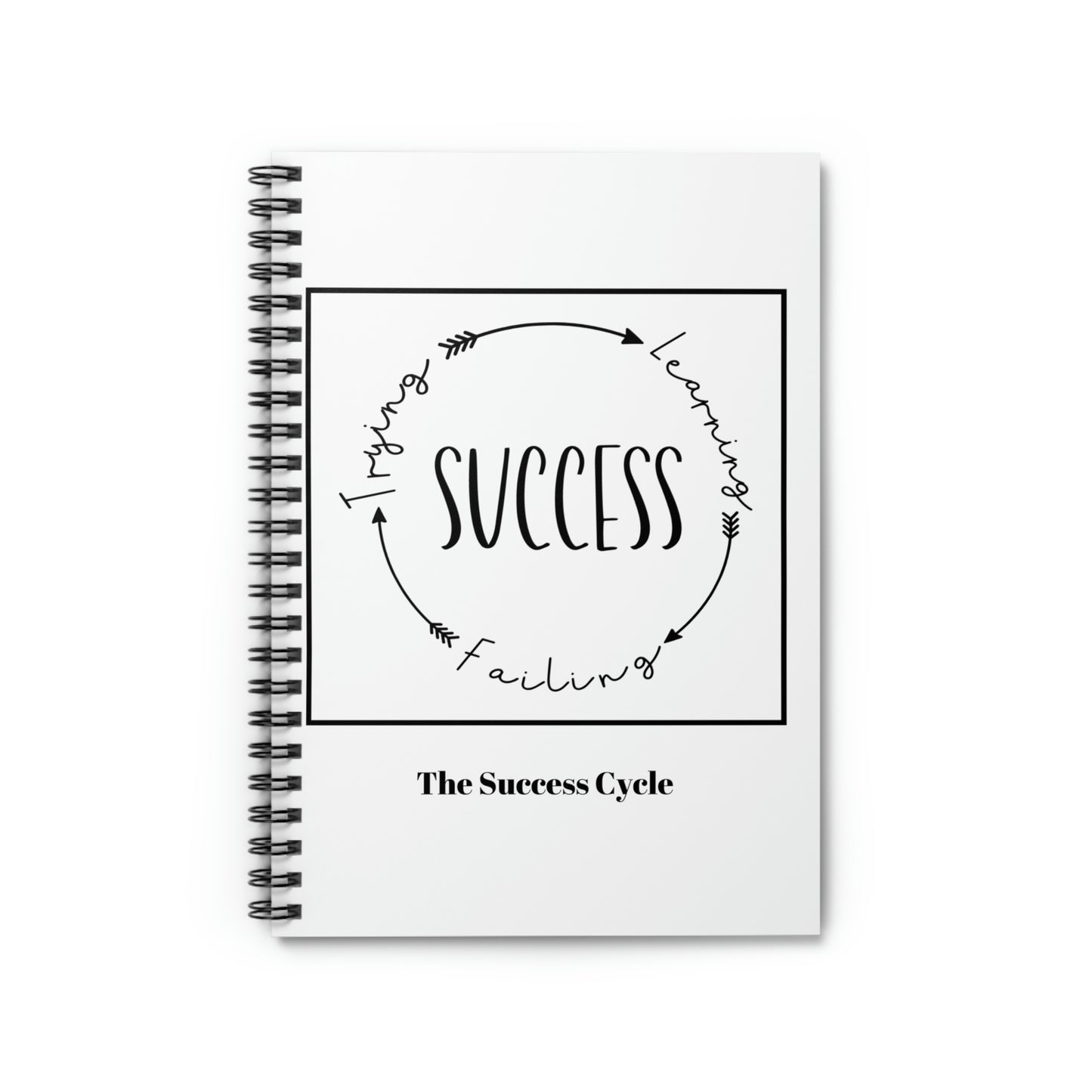 "Success Cycle" Spiral Notebook - Ruled Line