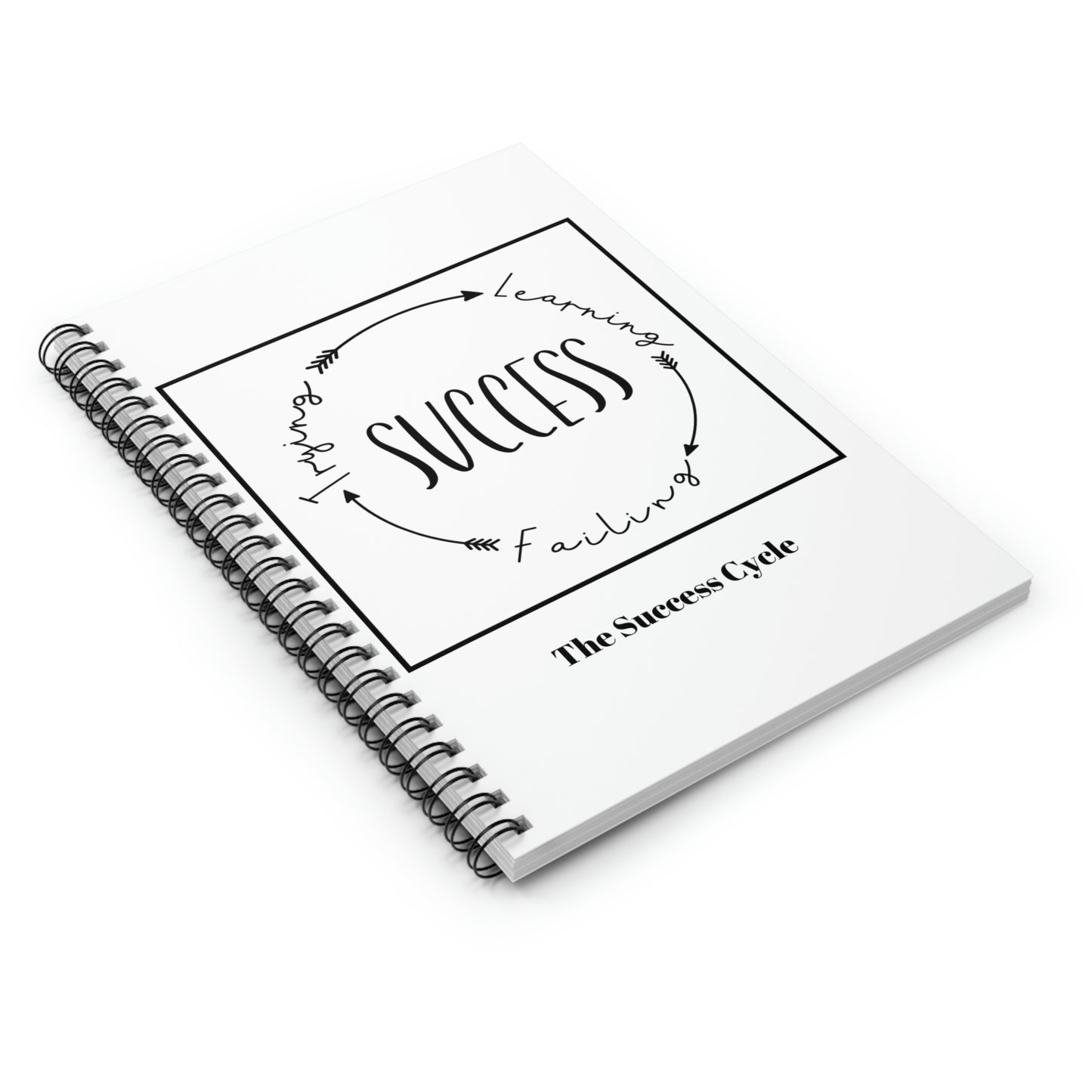 "Success Cycle" Spiral Notebook - Ruled Line