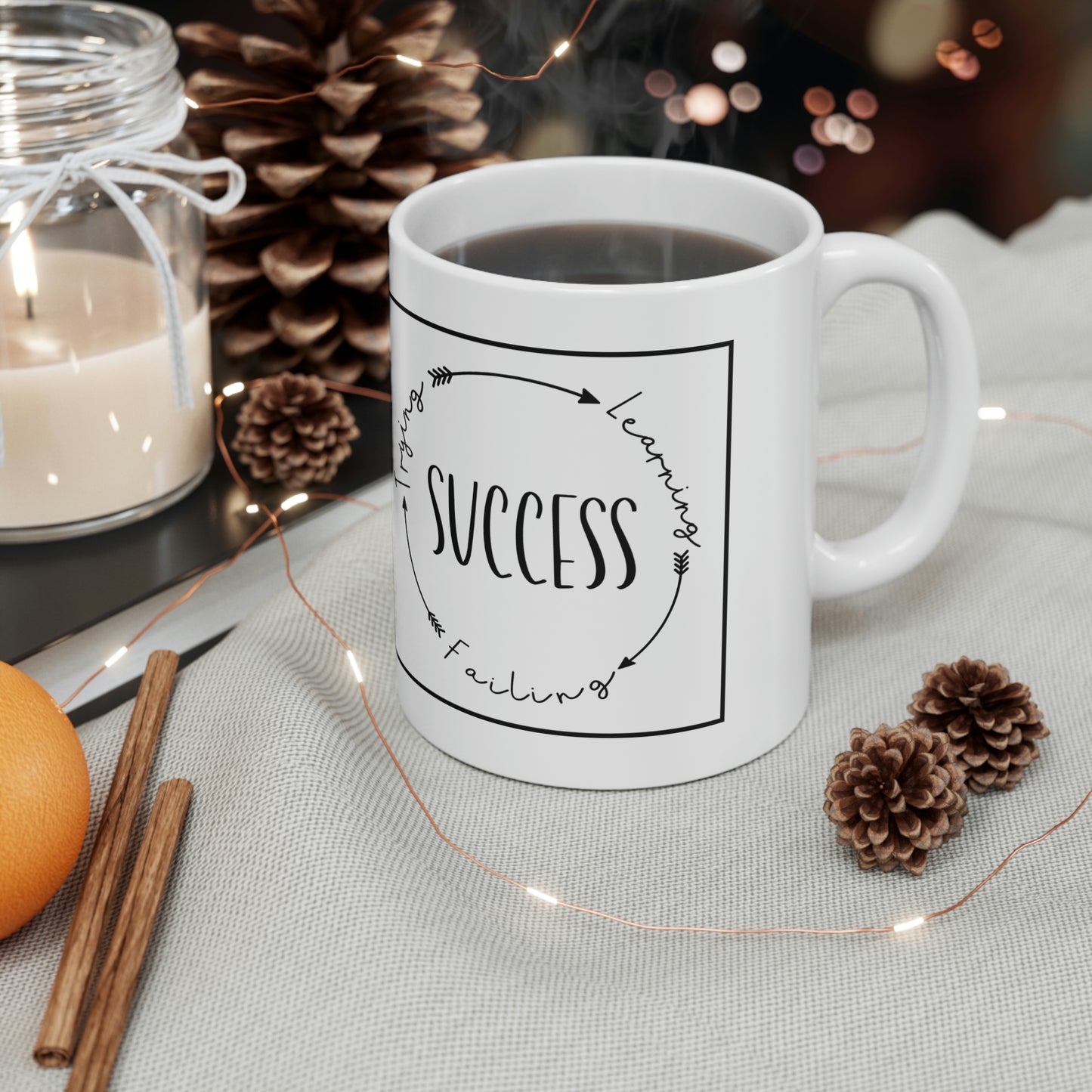 "Success Cycle" Ceramic Mug